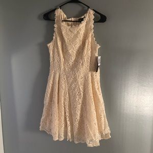 NWT Beautiful ivory lace dress